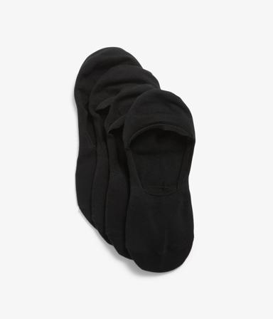 Kappahl | Osynliga strumpor 4-pack | Svart