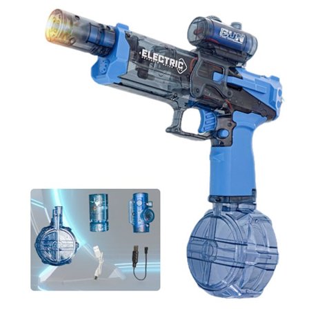 Ultimat Battle Blaster, Elektrisk Vannpistol med Skytebelysning, 10 Meter Lang Rekkevidde Merk: Hentes på hentested