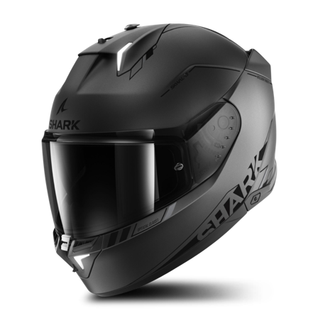 Umpikypärä Shark Skwal i3 Blank Sp Matta Antrasiitti/Musta/Hopea XL