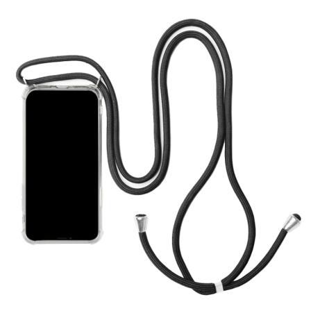 Skal Med Halsrem För Samsung Galaxy S10 Plus Textil Stötsäker Sk Mörkgrå