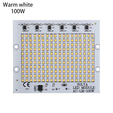 LED Chip Flood Light Beads WARM WHITE 100W 100W
