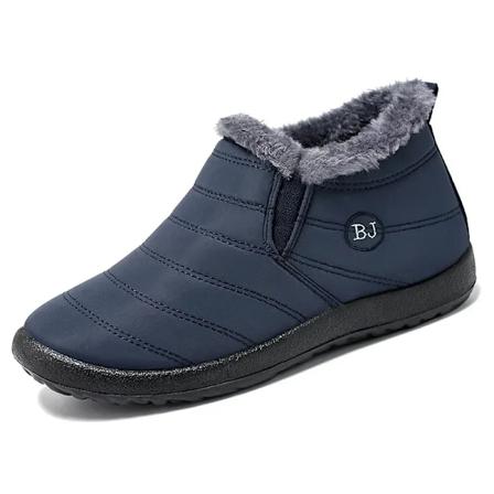 Dames Støvler Slip On Vinterstøvler Trend Vinter Sko Til Kvinder Booties Korte Vandtætte Sne Pels Støvler Ankel Bota Feminina 2024 M751 Male Blue 43