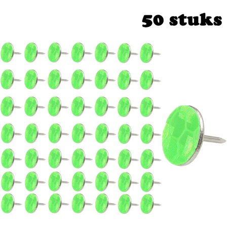 Heijastavat merkkineulat, 50 kappaleen pakkaus, halkaisija 1 cm, heijastavat reittimerkit, heijastavat neulat polkujen merkitsemiseen, merkkineulat 