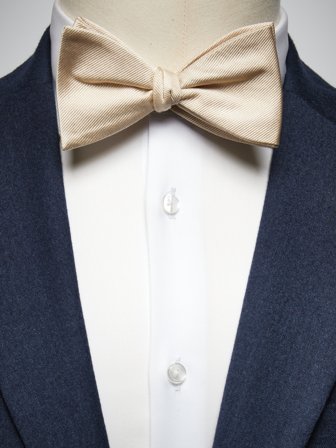 John Henric Men's Beige Fliege Size Self-tied