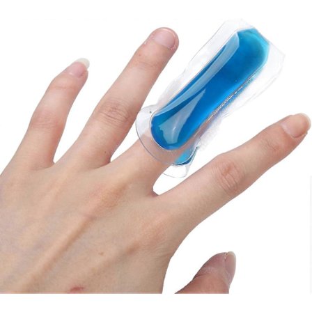 Kylklamp för finger, fingerkylklamp, finger- och tåkylklamp med gel för kvinnor