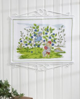 Broderikit Tavla/Bonad I blåbärsskogen