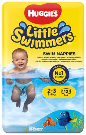 Huggies Little Swimmers svømmebleier 3-8 kg 12 stk