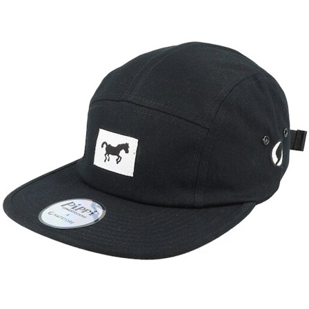 Pippi Langstrumpf - Schwarz 5panel Cap - Kleiner Onkel Silhouette Black 5-Panel @ Hatstore