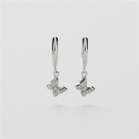 Butterfly Creolen - STERLINGSILBER