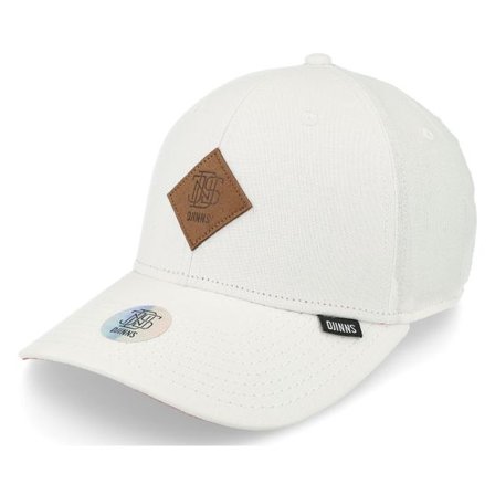 Djinns - Vit adjustable Keps - 6p Truefit Linen White Adjustable @ Hatstore