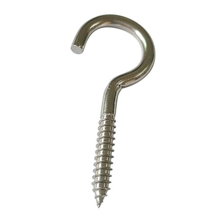 30 stk. skruekroge i rustfrit stål (304) i 3 størrelser 40 mm 50 mm 65 mm øjekroge robuste