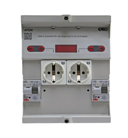 Garo ATEN 210-2 Lokerikko kiinteä kytkentäaika 3h 10A ilman mittausta, PN2, Sähkön jakelu & virrantuotto