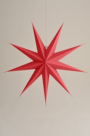 Jotex - ANDROMEDA joulutähti ø 60 cm Punainen - Osta Valotähdet Jotex