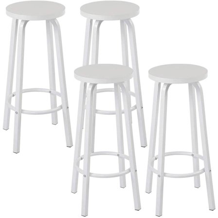 Rootz Moderni baarijakkara - Skandinaavistyylinen jakkara - Minimalistinen baarituoli - Tukeva ja kestävä - Ergonominen mukavuus - Tilaa säästävä muot