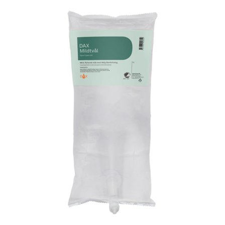 DAX Tvål Mildtvål refill oparfymerad påse 1L - Lyreco - Städ och hygien - Tvål och hygien - Tvål - Flytande