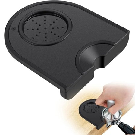 Kaffematta, Kaffemaskintillbehör, Tampningsmatta, Silikon Espresso Tampningsmatta