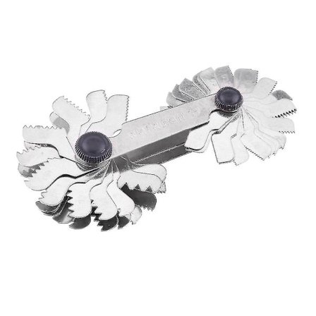 Tråd Måle Gauge Tråd Gauge 60 Grader Skrue Pitch Måle Værktøj Rustfrit Stål (metriskimper)