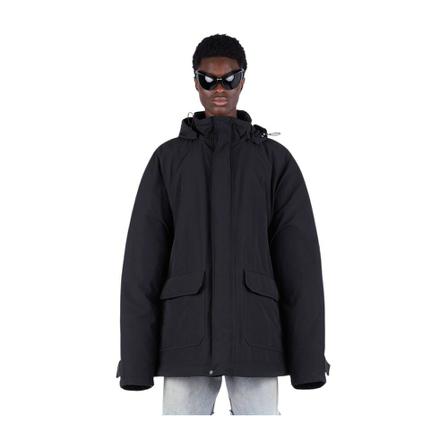 Balenciaga, Parkas Czarny, Mężczyzna, Rozmiar: M