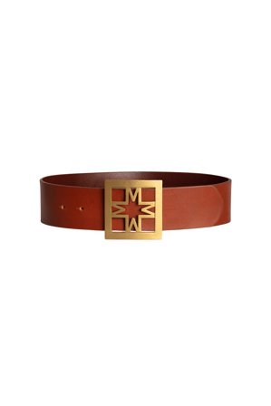 Malina - Leather belt - 75 - Beige