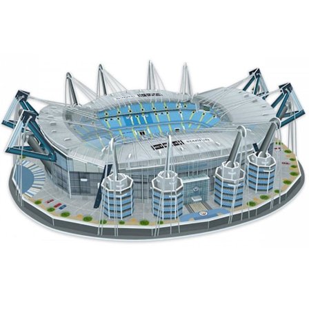 Manchester City FC Stadium 3D-pussel En storlek Flerfärgad
