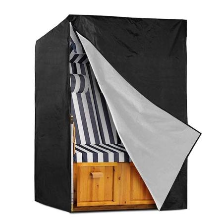 Overdækket flettet strandstolbetræk 600d Oxford-stof 135x105x175/140cm Vandtæt Rip-proof Uv & Vandresistent