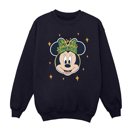 Disney Dam/Kvinnor Minnie Mouse Happy Christmas Sweatshirt 3X