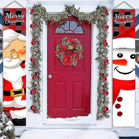 Juldekorationer för Partier, Julbakgrundstyg, Banner, God Jul Dekoration