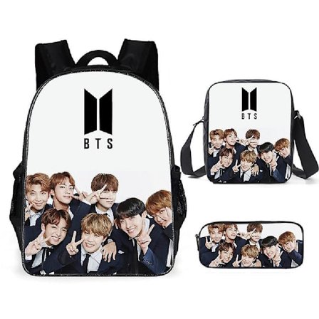 Bts Boy's And Girl's Backpacks Student School Bags Travel Bags Computer Bags