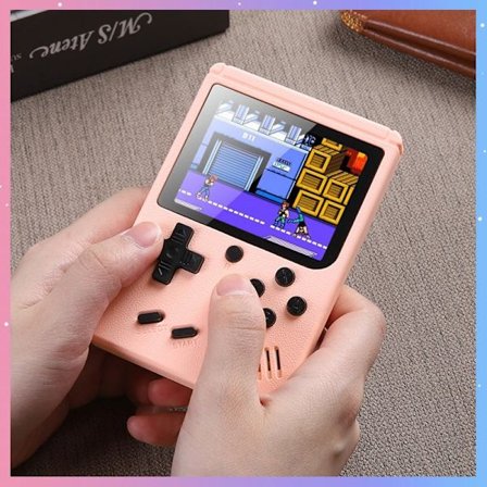 Mordely Klassiska spel Handhållna Retro videospel Gameboy Kids Gifts 500 Classic Game Retro videospel