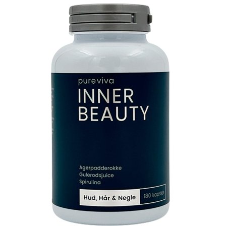 Pureviva Inner Beauty Hud, Hår og Negle 180 kaps., Helse & Madvarer, Ingredienser, Urter