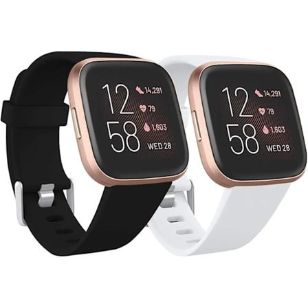 Yhteensopiva Fitbit Versa -rannekkeen/Fitbit Versa 2 -rannekkeen kanssa, pehmeä silikoninen urheiluranneke Fitbit Versa 2/Fitbit Versa Lite/Versa SE -