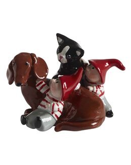 Deko nisser med Dusty og Dolly Brun