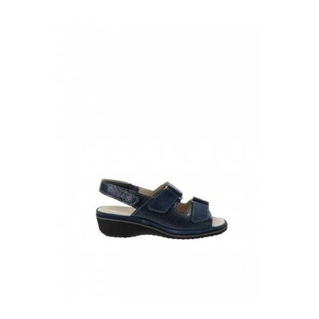 Cinzia Soft, Women's sandals in leather Niebieski, Kobieta, Rozmiar: 37 EU