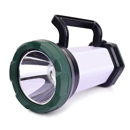 Oppladbar søkelys, håndholdt lommelykt 6000 lumen 6 moduser