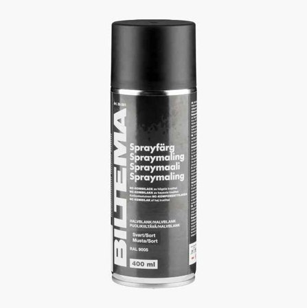 Sprayfärg halvblank svart 400 ml