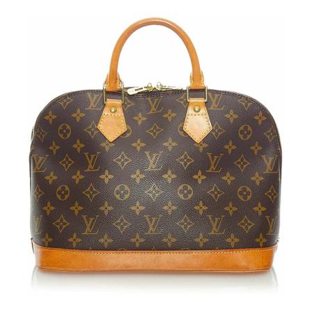 Louis Vuitton Vintage, Handbag Bruin, Dames, Maat:ONE Size