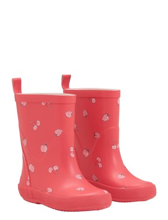 CeLaVi Wellies W. Aop - Red - 29