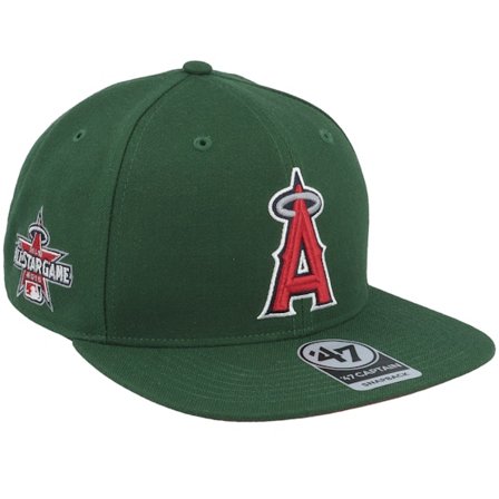 47 Brand - Verde snapback Gorra - Hatstore Exclusive x Los Angeles Angels Scarlet Undervisor All-Star 2010 Snapback @ Hatstore