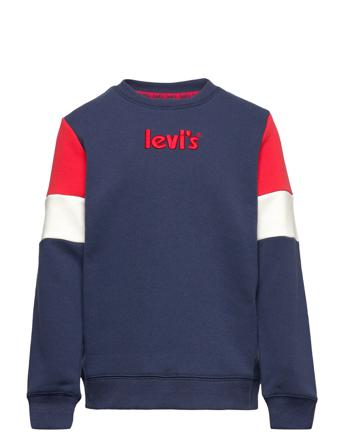 Lvb Colorblocked Crewneck Sweatshirt Sweatshirt Trøje Multi/mønstret Levi's