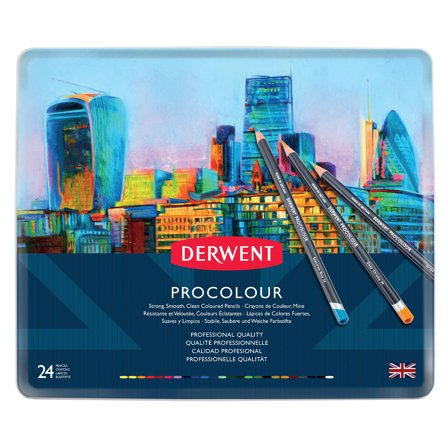 Derwent Procolour Kleurpotloden 24-set