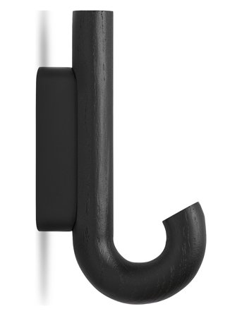 Gejst Hook Hanger Mini Black Oak/Black - Black - H:13.3CM