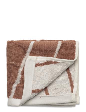 Raita Wash Cloth - Pack Of 2 Home Textiles Bathroom Textiles Towels & Bath Towels Face Towels Brun OYOY Living Design