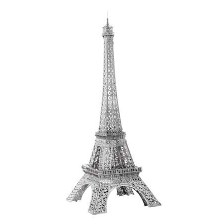 Metal Earth Iconx Premium Eiffeltornet Modellbyggsats I Metall Silver