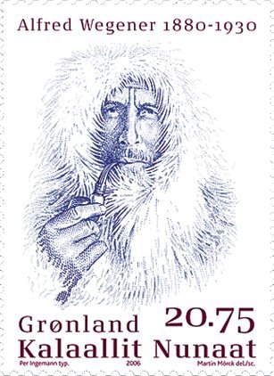 Grønland - Alfred Wegener ekspedition - Postfrisk frimærke