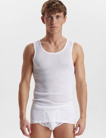 JBS Jbs Singlet Mesh - White - XXL