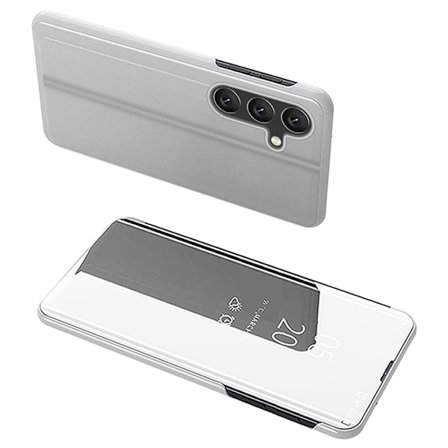 SKALO Samsung A16 Clear View Lompakkokotelo - Hopea