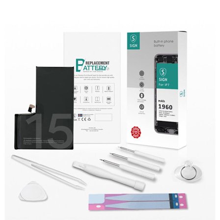 SiGN komplett batteribytessats - iPhone 15