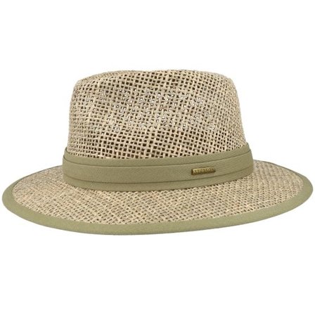 Stetson - Beige straw Hatt - Seagrass Natural Straw Hat Traveller @ Hatstore