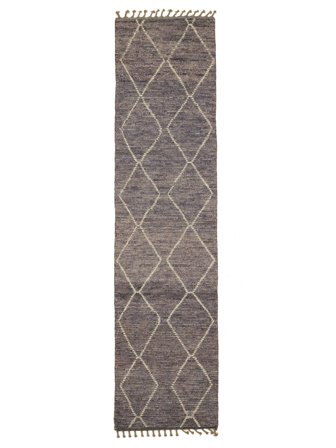 Mały Berber Style Dywan 77X310 Wełna