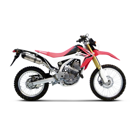 Slip-On LeoVince LV One EVO Stainless Steel/ Carbon - Honda CRF 250 L 2013-2013